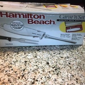 HAMILTON BEACH CARVE ‘N SET NWOT